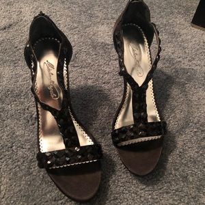 Michaelangelo Rockcandy Black high heels size 7.5